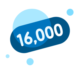 16,000 Blue Points