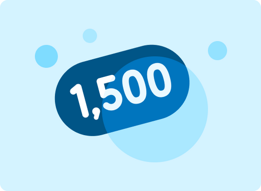 1,500 Blue Points